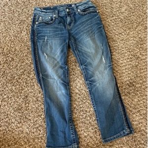 Miss me boyfriend capris jeans size 25